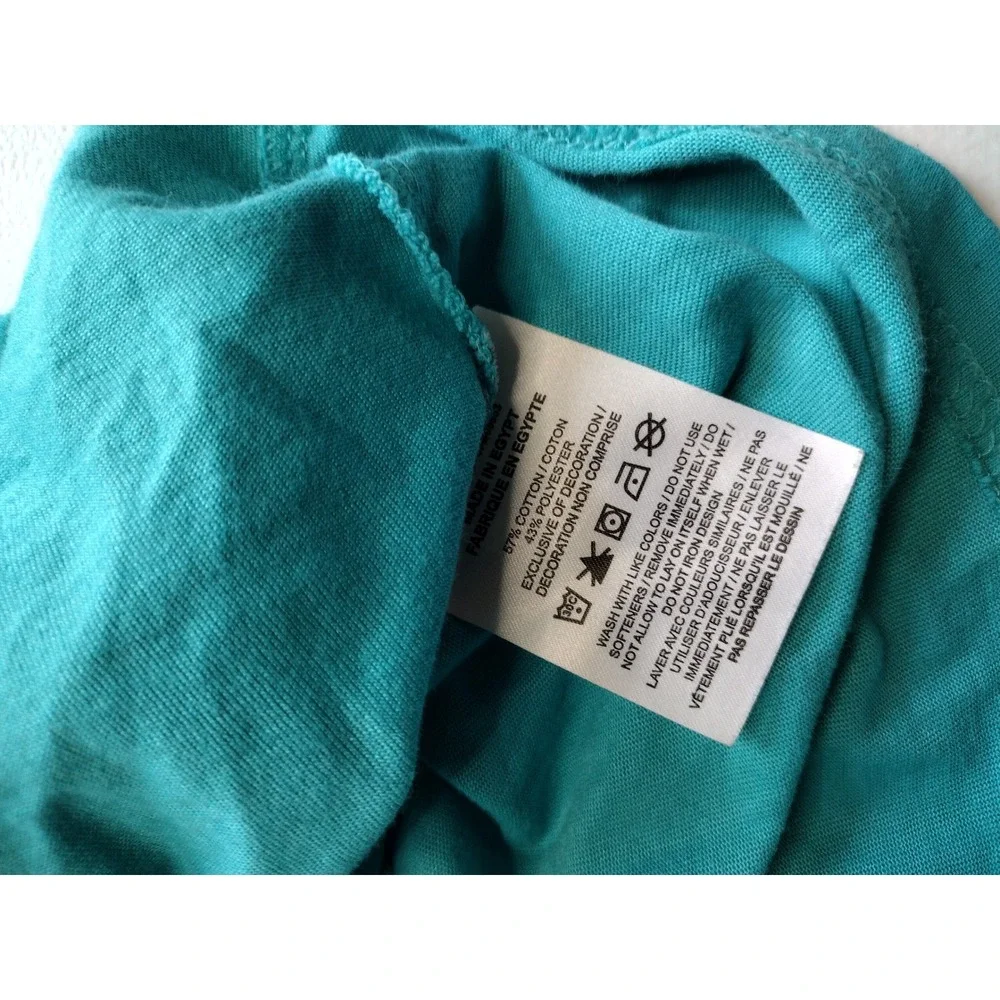 Nike Dri Fit Loose Fit T Shirt Teal Pink S Logo‎ Kids XL
